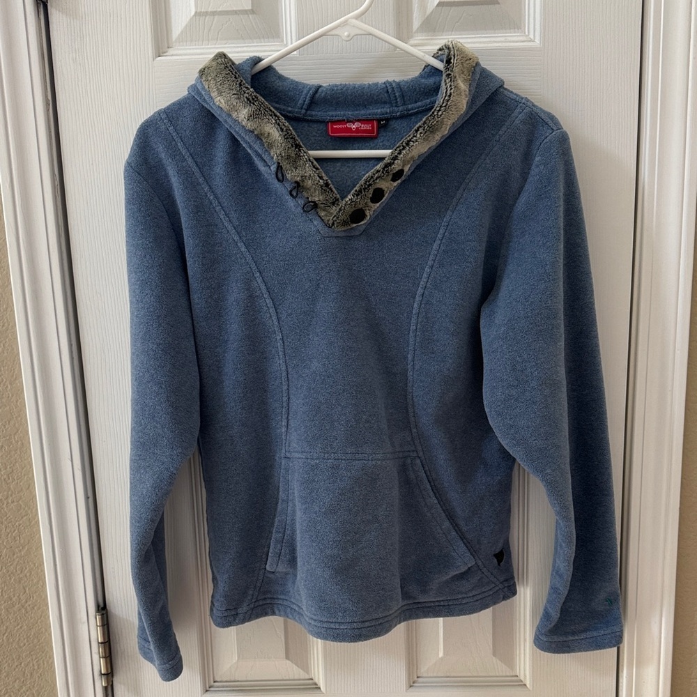 Wooly Bully  Colorado Blue Fleece Hoodie sz m